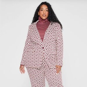 Gabi Fresh x Fashion to Figure collaboration Giselle Floral Print Blazer size 0